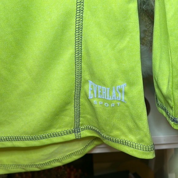 Everlast 3/4 zip Pullover Hi Visibility sz L - Picture 2 of 4